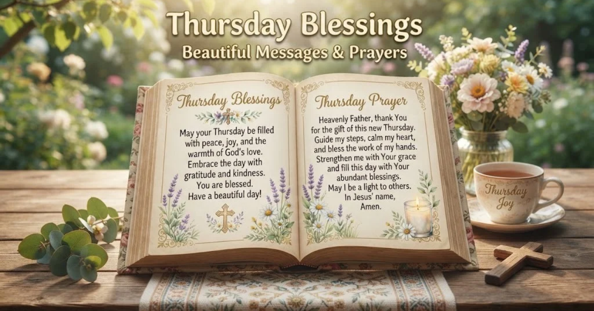 Thursday Blessings: Beautiful Messages & Prayers